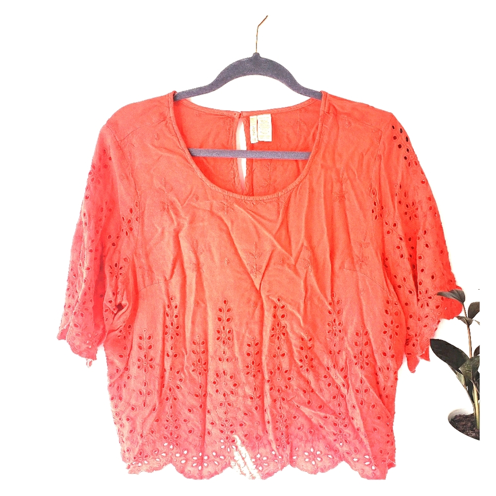 Orange Blouse